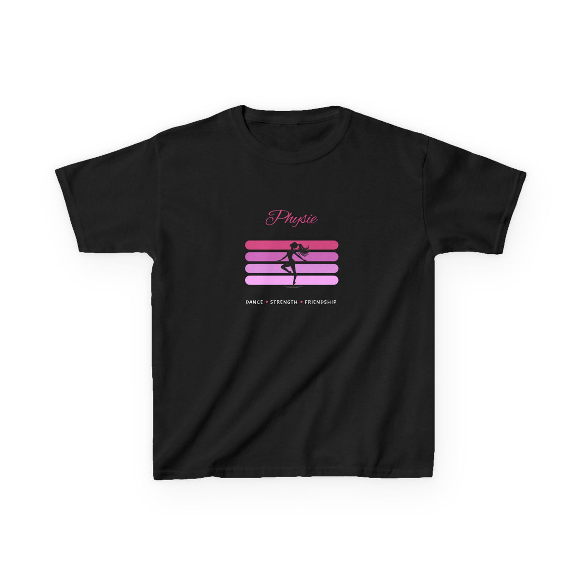 Physie. Dance. Strength. Friendship (pink) - Youth / Kids Heavy Cotton™ Tee