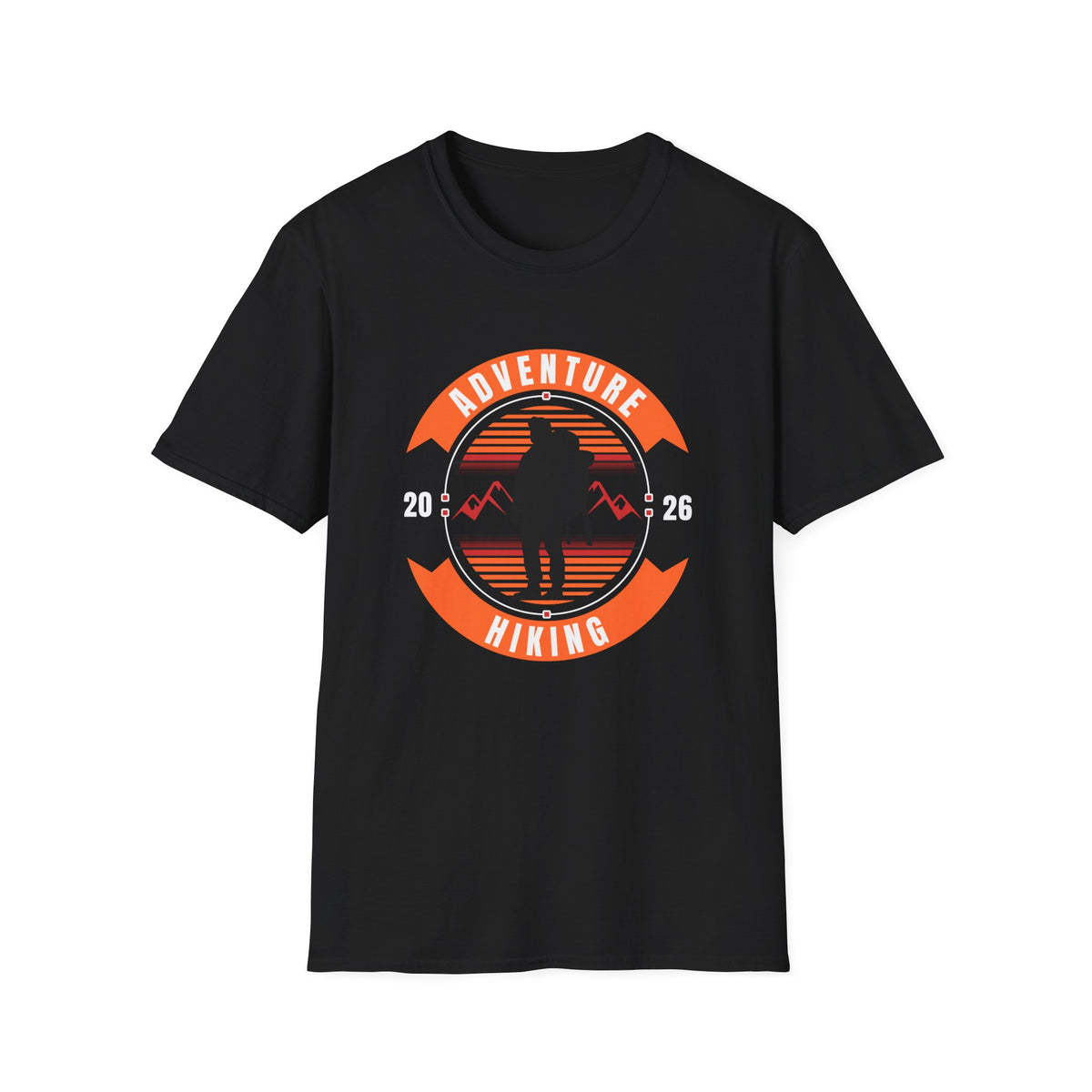 Adventure Hiking - Statement graphic - Unisex Softstyle T-Shirt