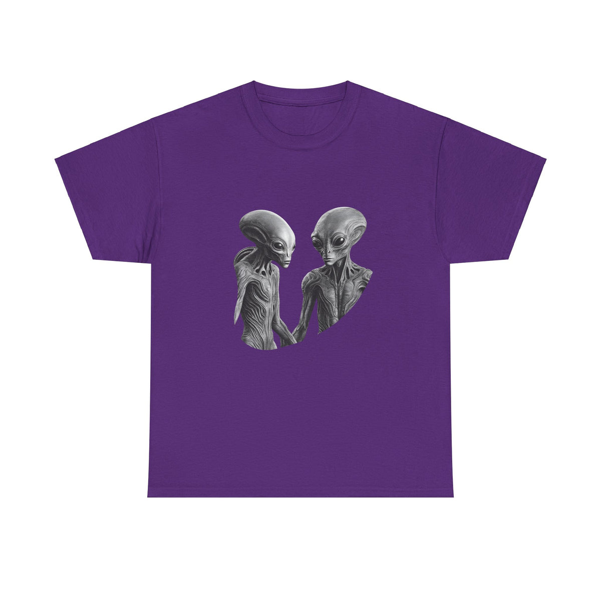 Aliens - Statement Graphic - Unisex Heavy Cotton Tee