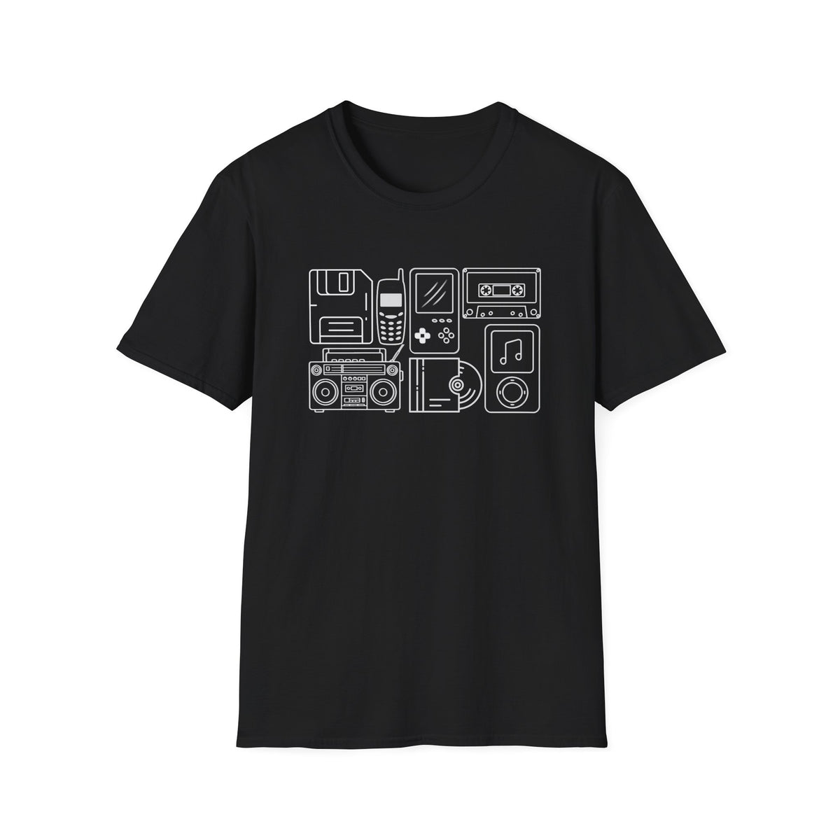 Retro Tech Gear - Unisex Softstyle T-Shirt
