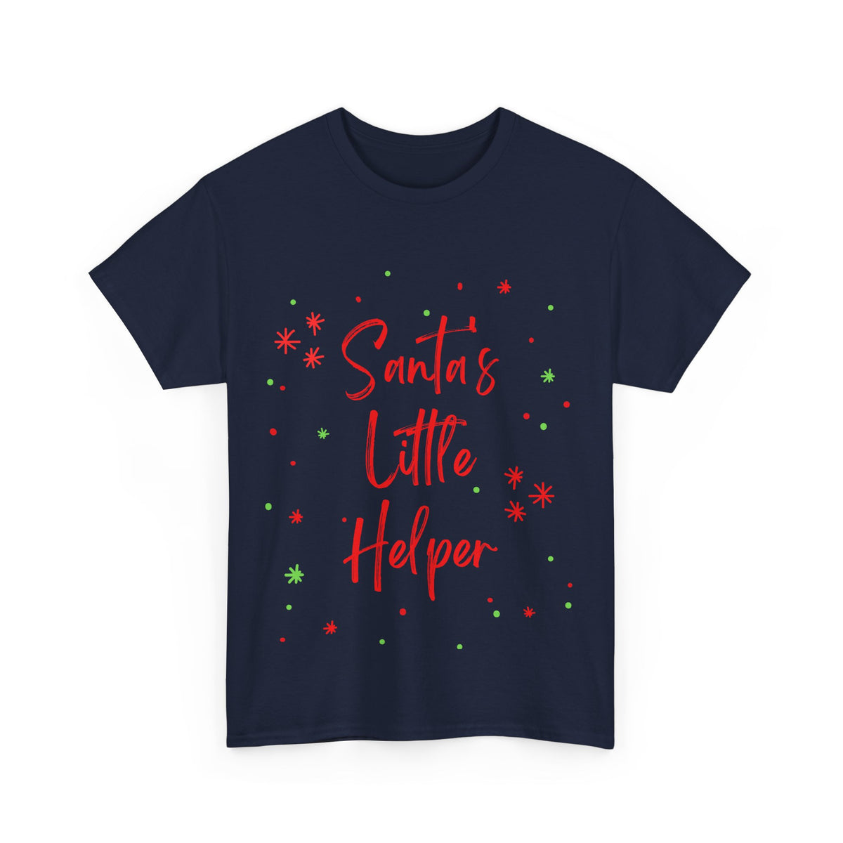 Santa's little helper Christmas - Unisex Heavy Cotton Tee