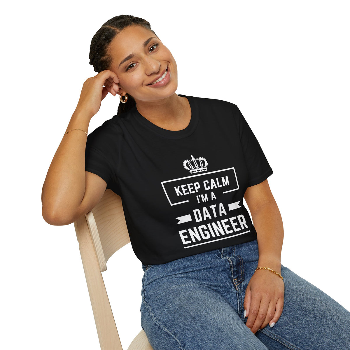 Keep Calm I'm a Data Engineer - Tech - Unisex Softstyle T-Shirt