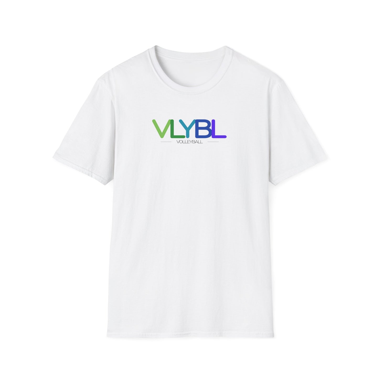 VLYBL- Volleyball (blues) - Unisex Softstyle T-Shirt