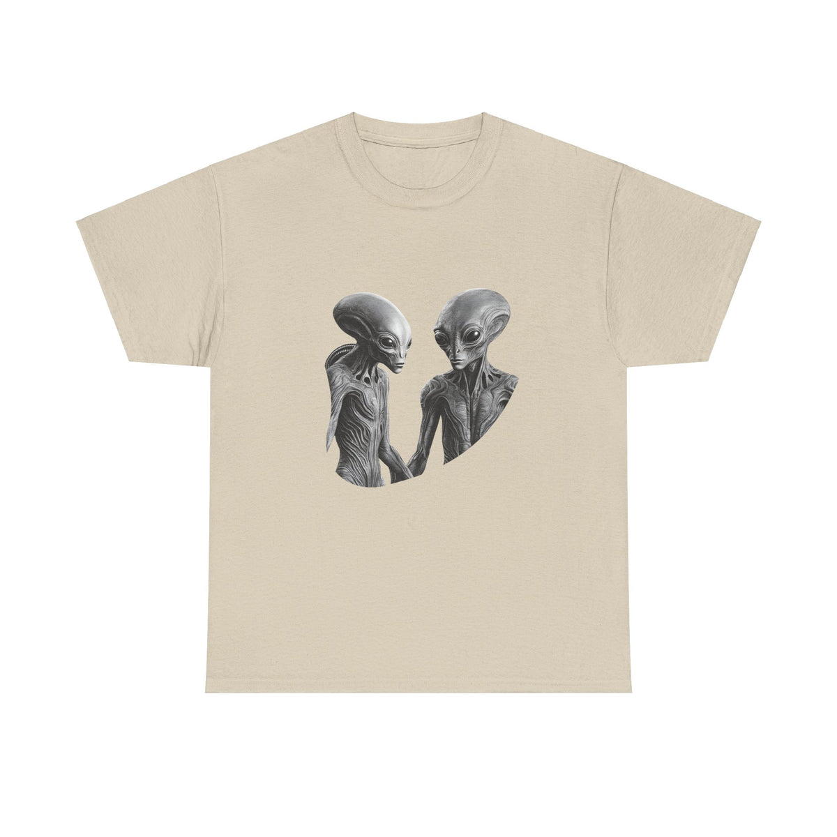 Aliens - Statement Graphic - Unisex Heavy Cotton Tee