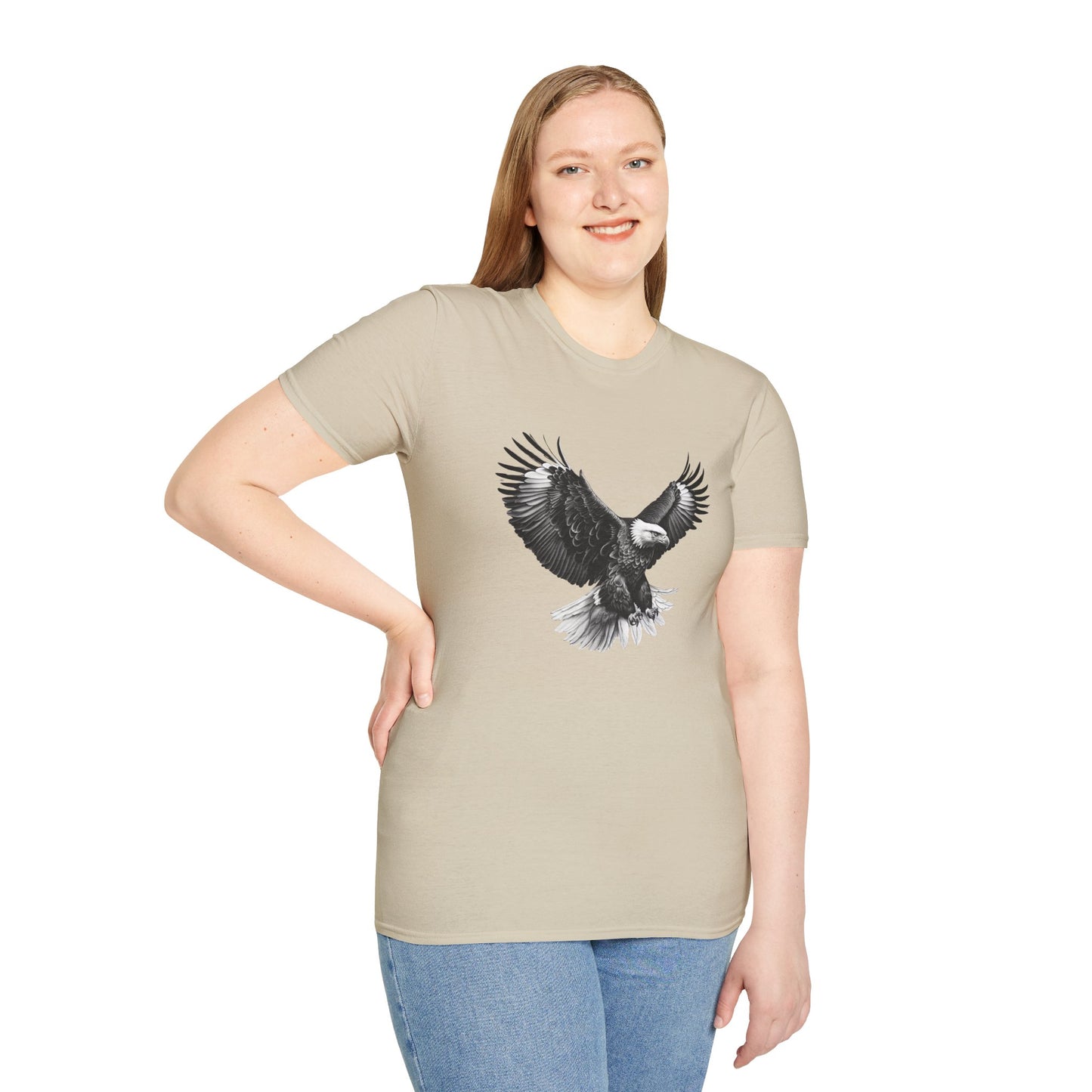 Eagle - Statement graphic - Unisex Softstyle T-Shirt