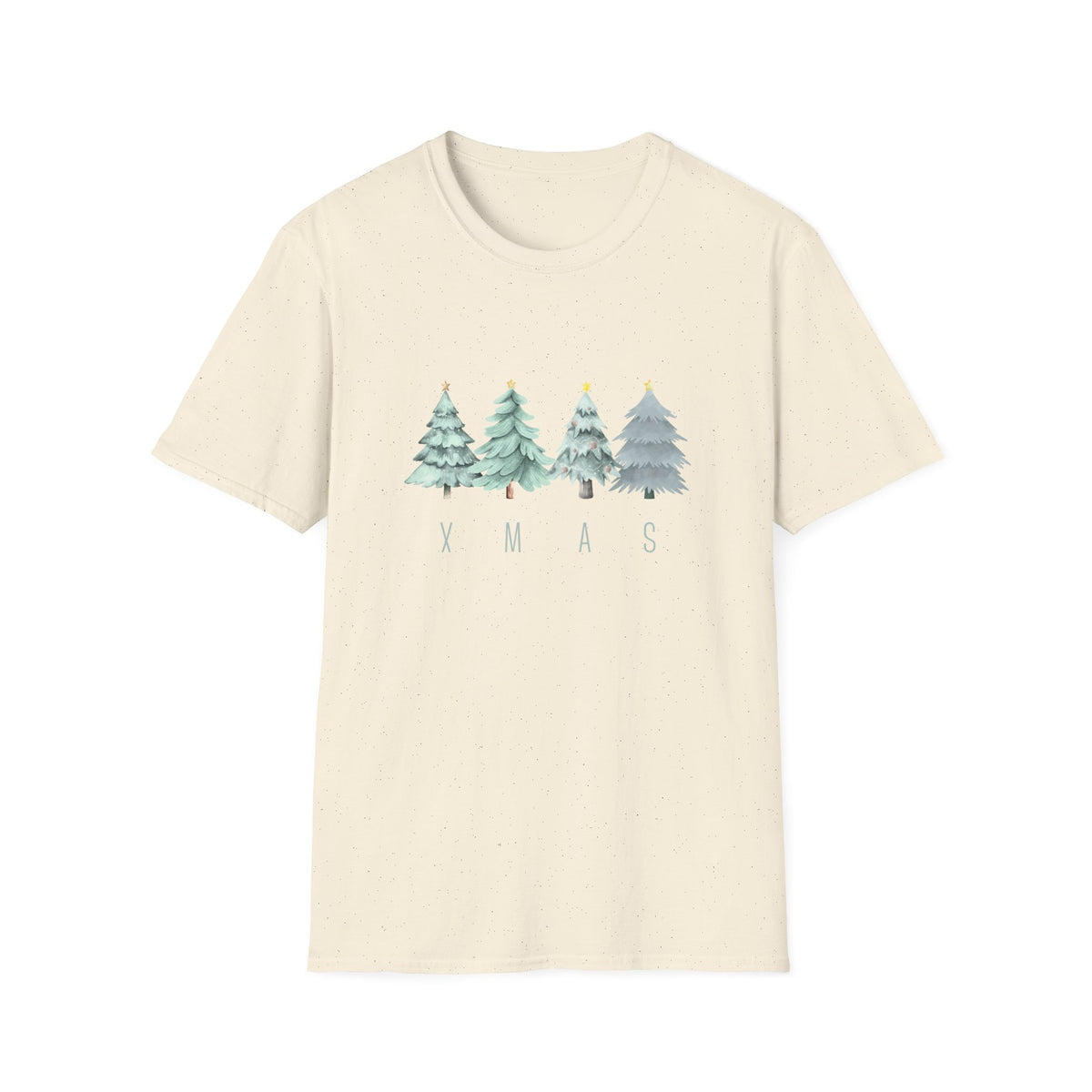 XMAS trees (green) - Unisex Softstyle T-Shirt