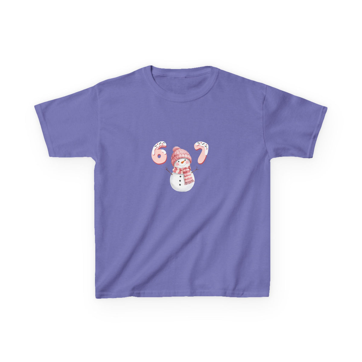 Snowman 6-7 - Youth/Kids Heavy Cotton Tee