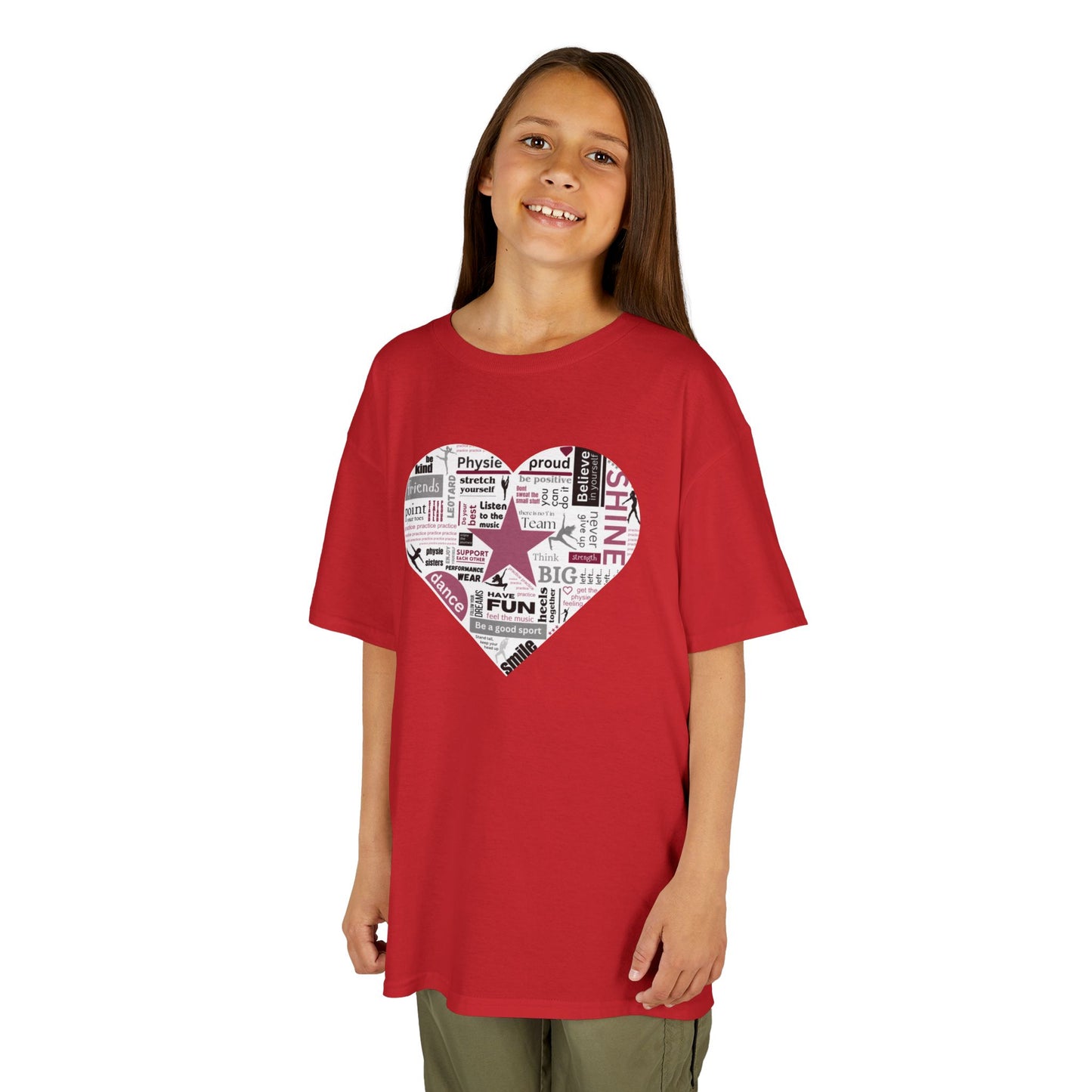 Physie Inspiration Heart - Youth / Kids Heavy Cotton™ Tee