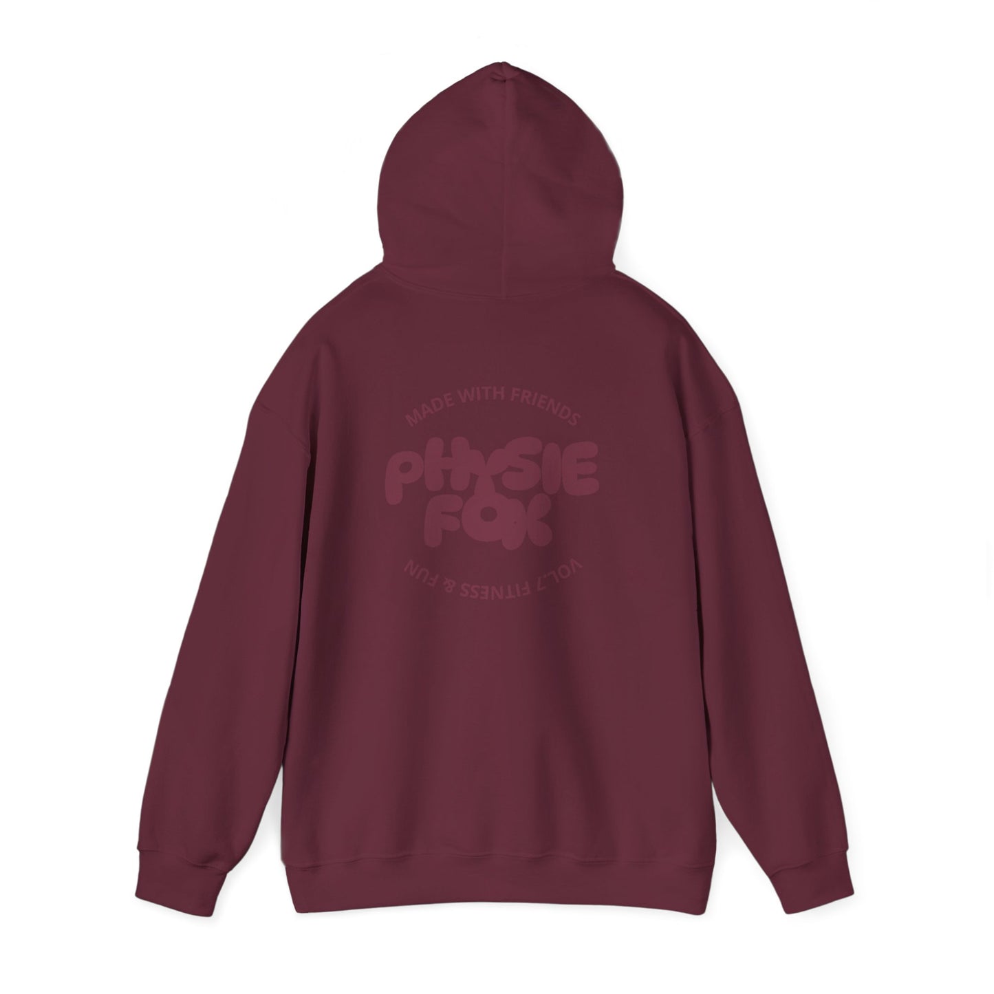Physie Fox (printed on back) - Unisex Heavy Blend™ Hooded Sweatshirt
