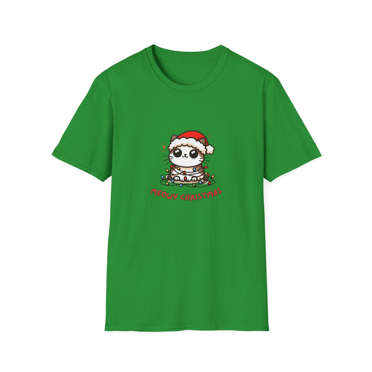 Meowy Christmas - Unisex Softstyle T-Shirt