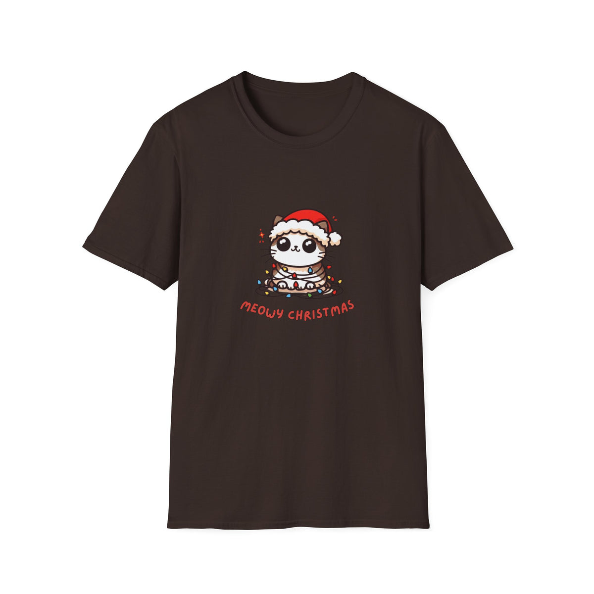 Meowy Christmas - Unisex Softstyle T-Shirt