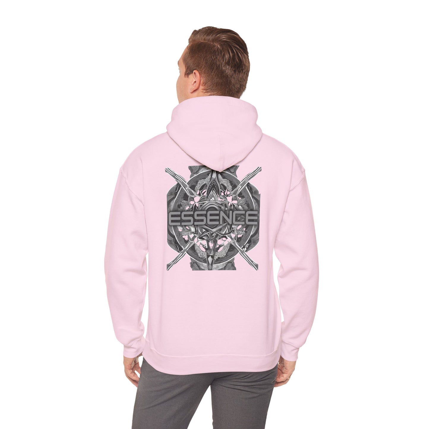 Essence (printed on back) - Statement Graphic - Unisex Heavy Blend™ Hooded Sweatshirt