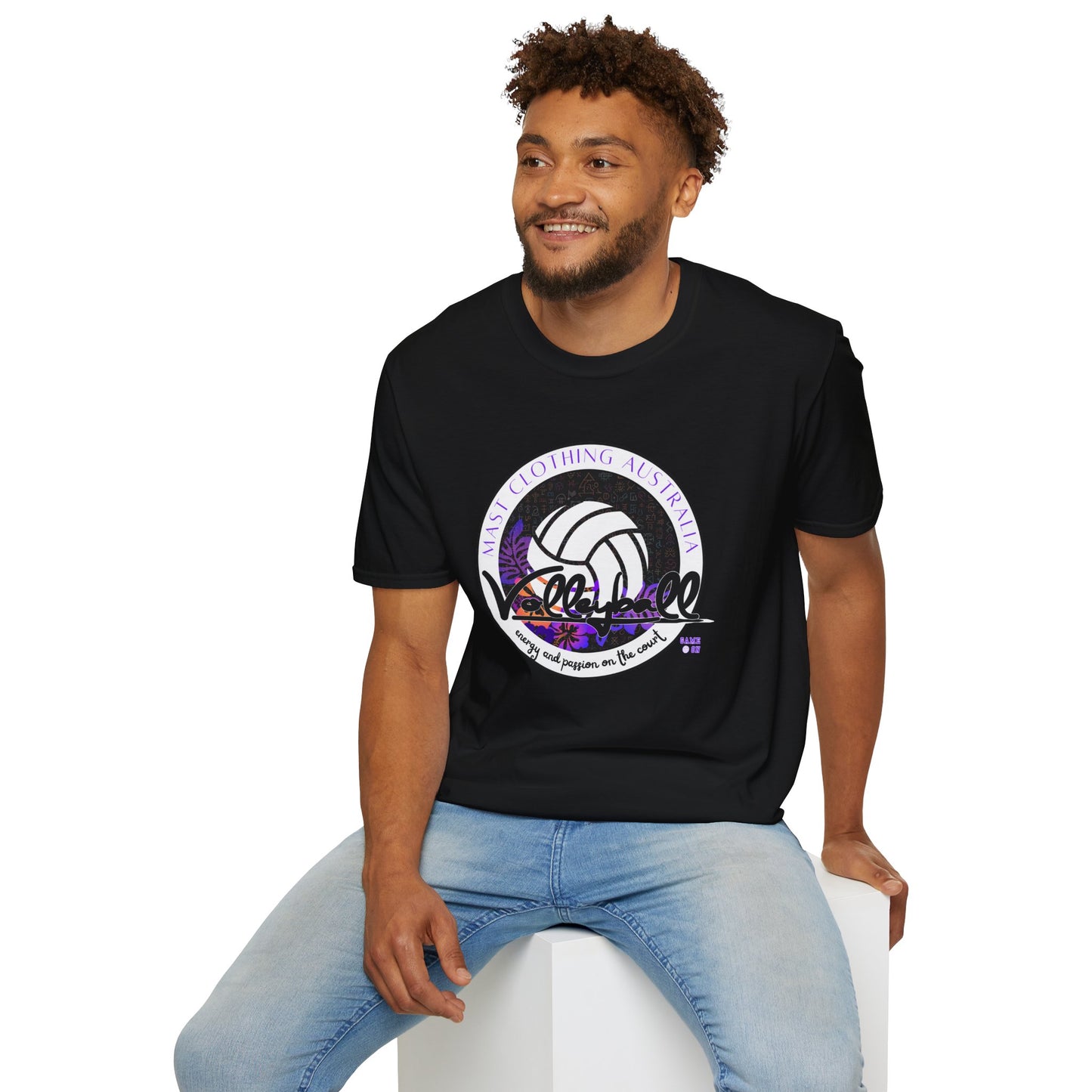Volleyball graphic - Unisex Softstyle T-Shirt