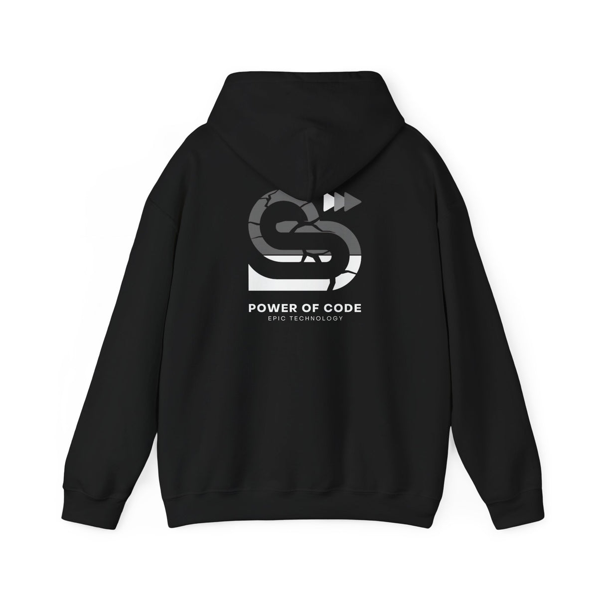 Power of Code (printed on back) - Unisex Heavy Blend™ Hooded Sweatshirt