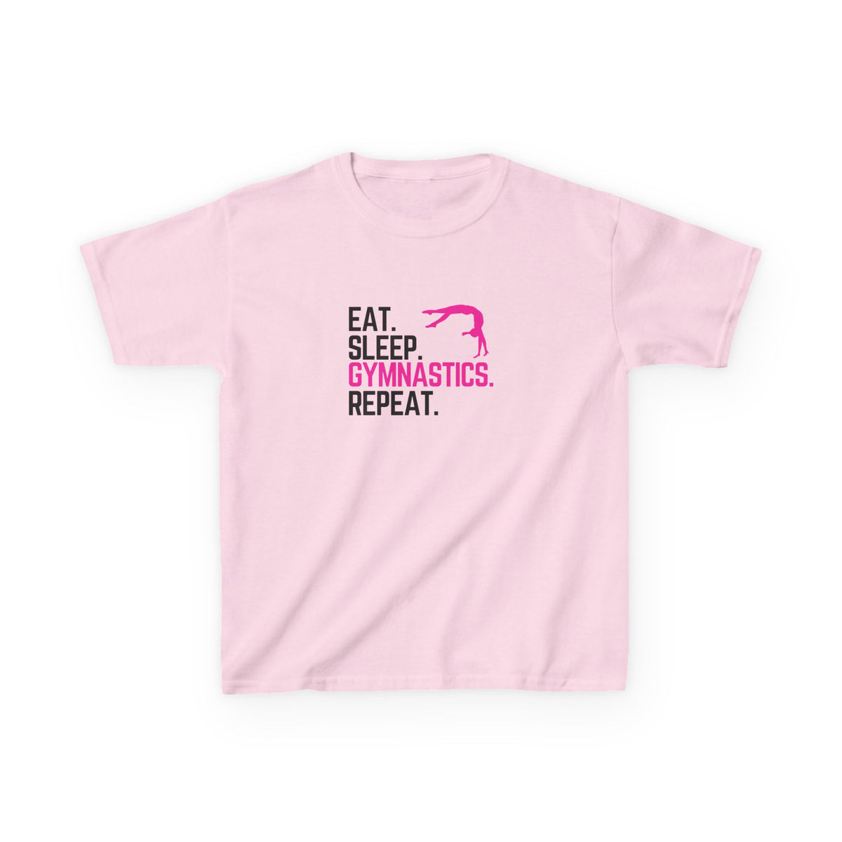 Eat Sleep Gymnastics Repeat - Youth / Kids Heavy Cotton™ Tee