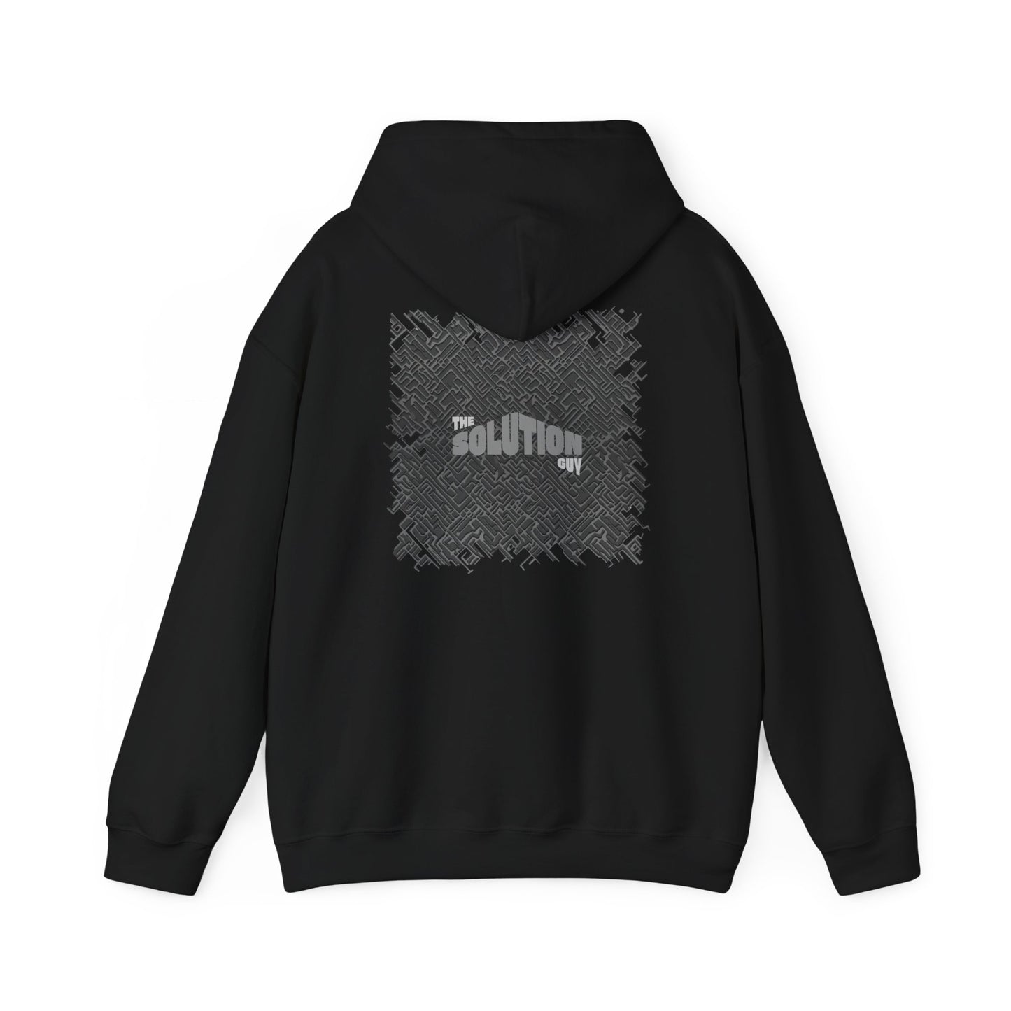 The Solution Guy (printed on back) - Modern Vibes - Unisex Heavy Blend™ Hooded Sweatshirt