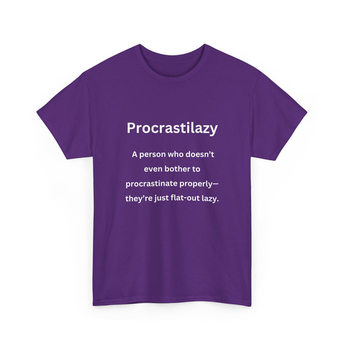 Procrastilazy - Urban Words - Unisex Heavy Cotton Tee