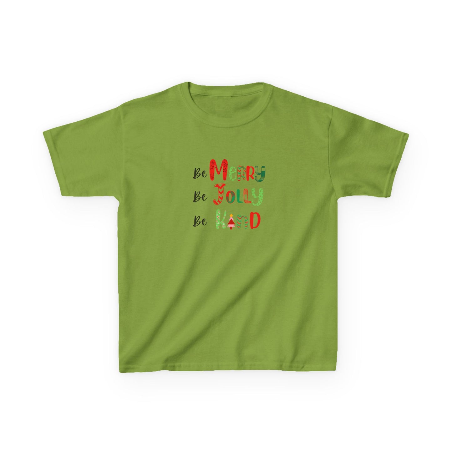 Be Merry, Be Jolly, Be Kind - Youth / Kids Heavy Cotton™ Tee