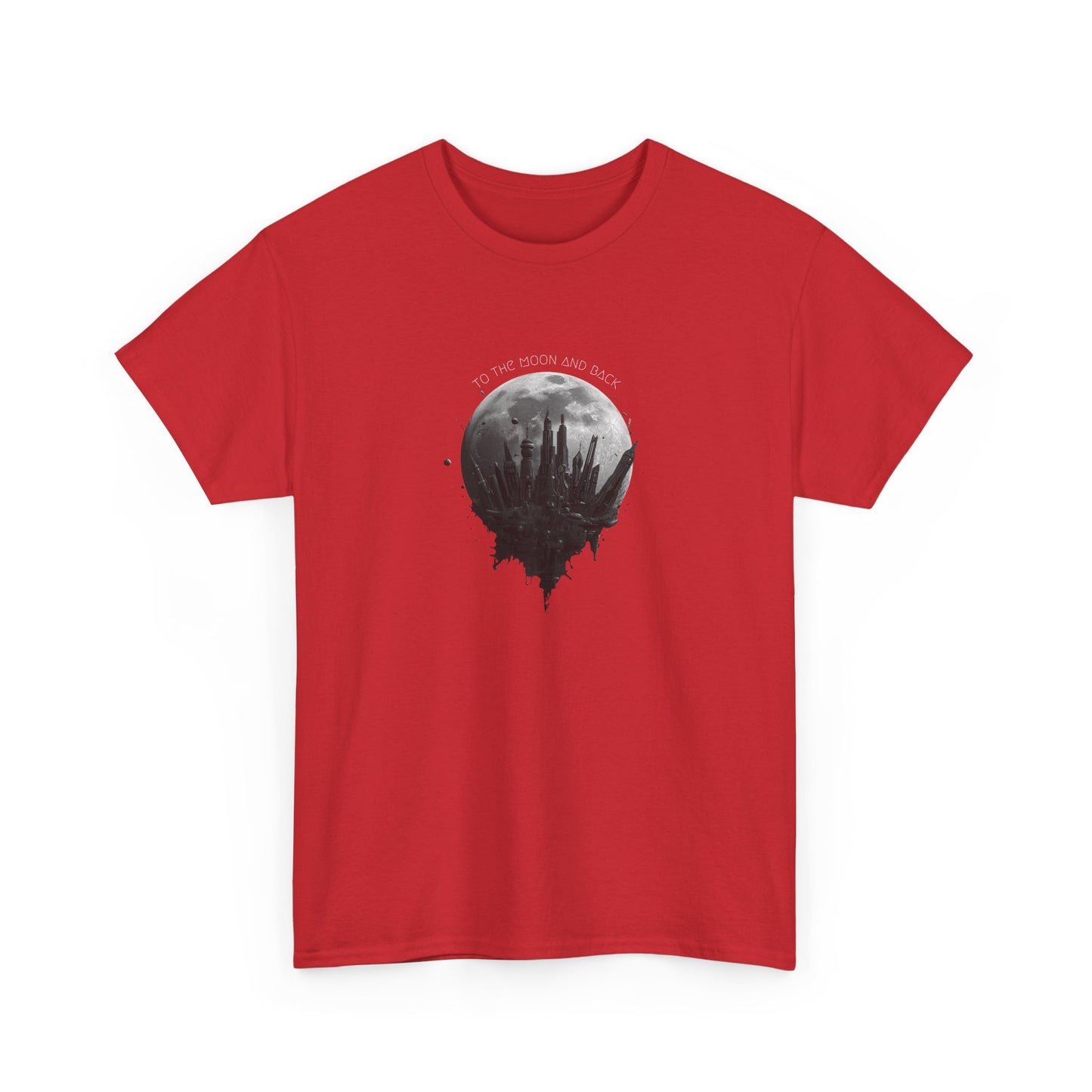 To the Moon and Back- Unisex Heavy Cotton Tee