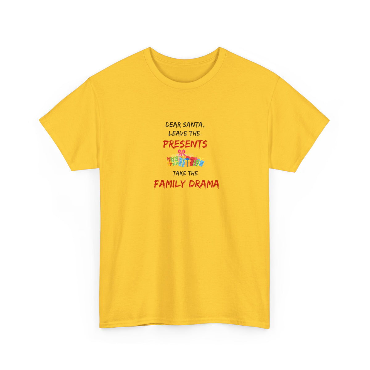 Family Drama - Christmas - Unisex Heavy Cotton Tee