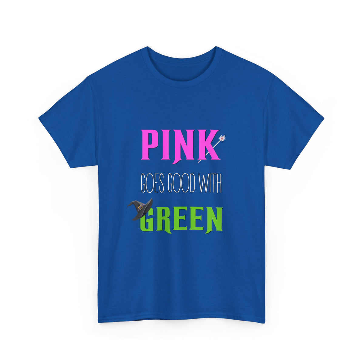 Pink goes good with Green (Wicked) - Unisex Heavy Cotton Tee