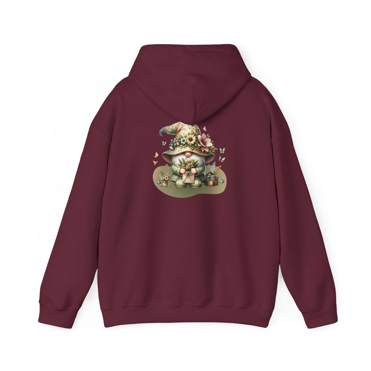 Forest Gnome (printed on back) - Unisex Heavy Blend™ Hooded Sweatshirt