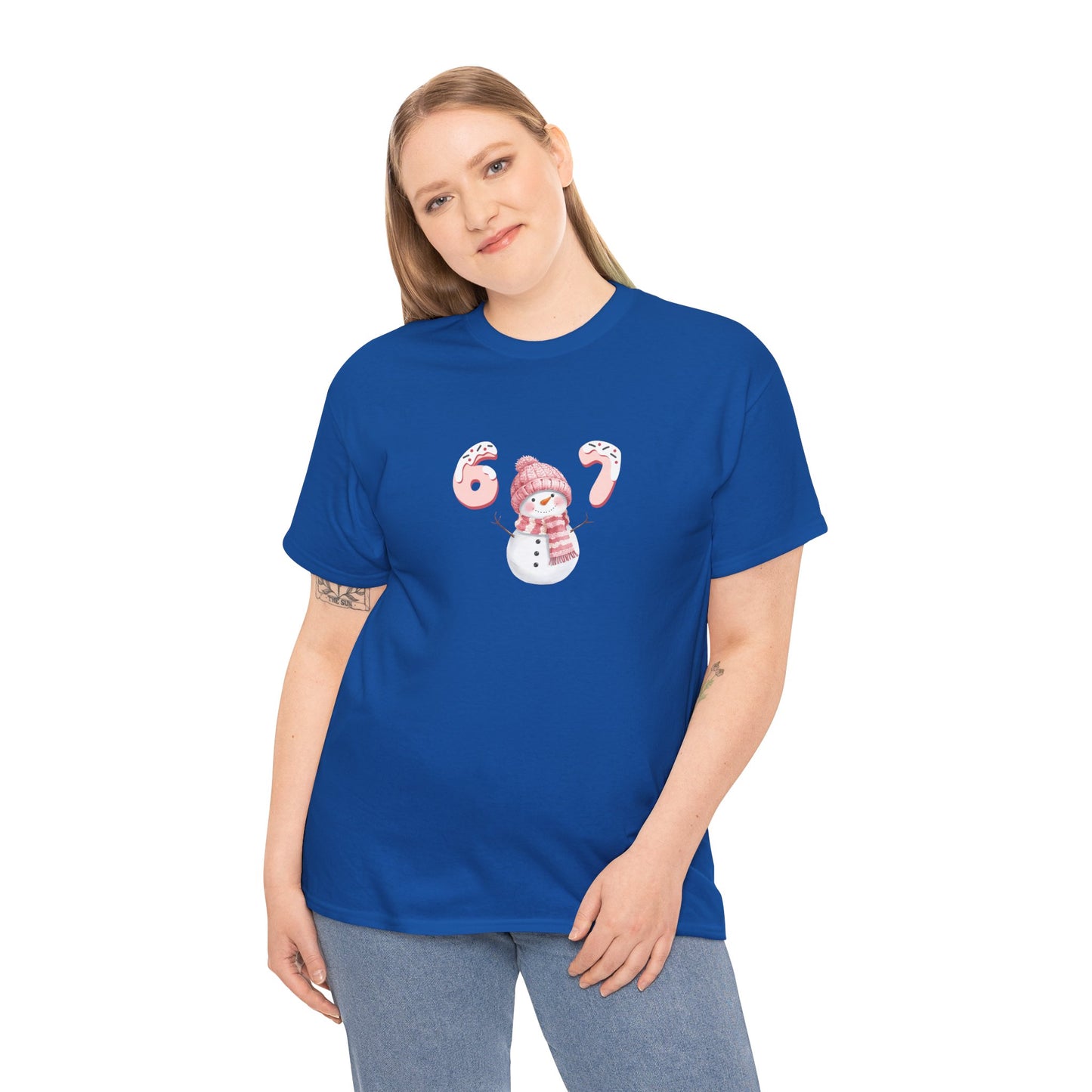Snowman 6-7  - Unisex Heavy Cotton Tee