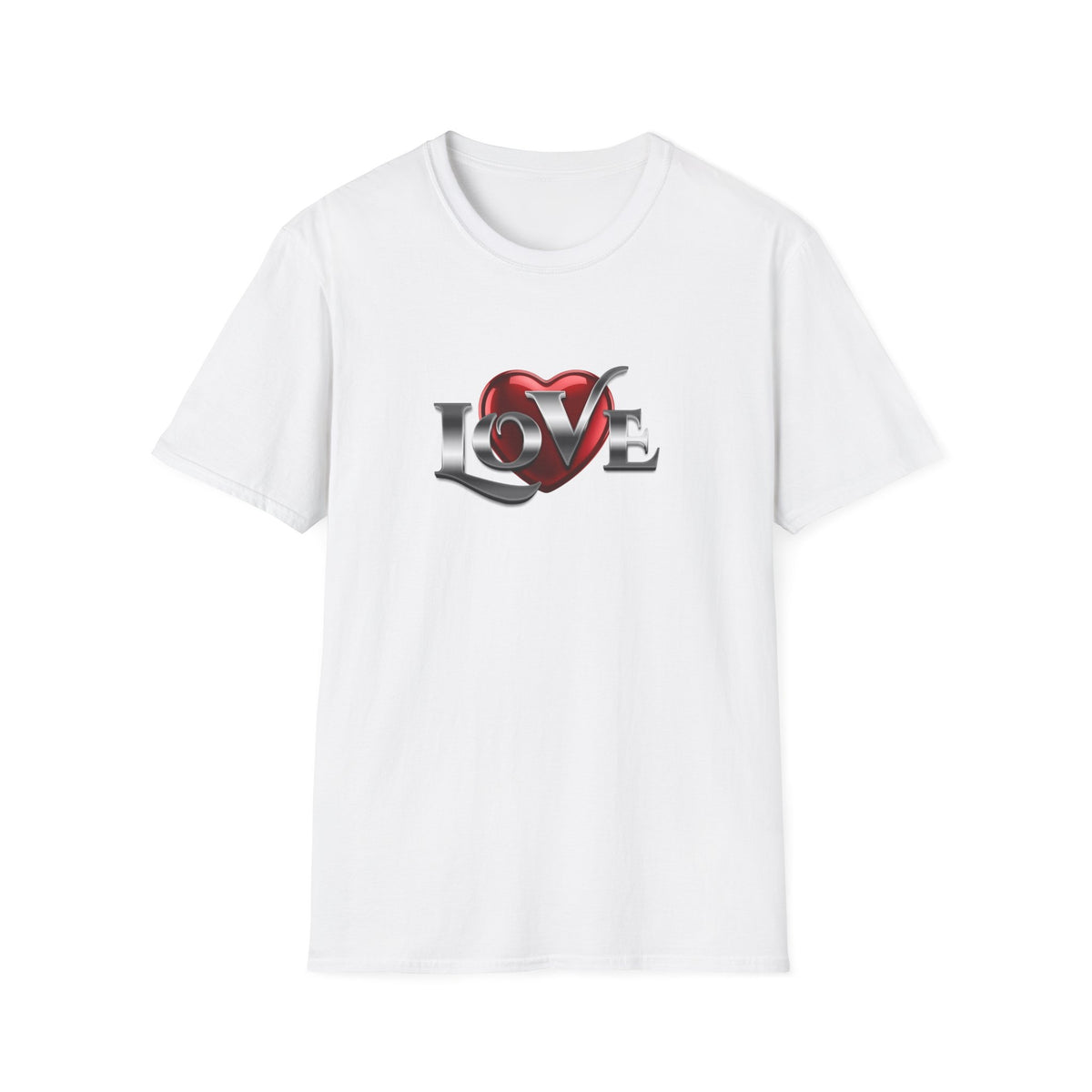 Silver Love - Unisex Softstyle T-Shirt