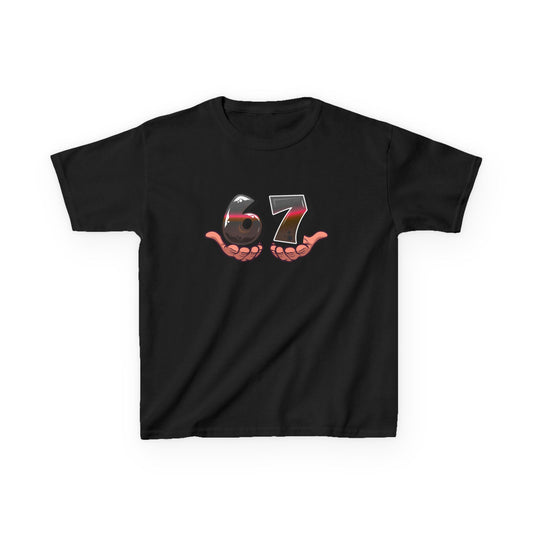 6-7 (black) - Youth / Kids Heavy Cotton™ Tee