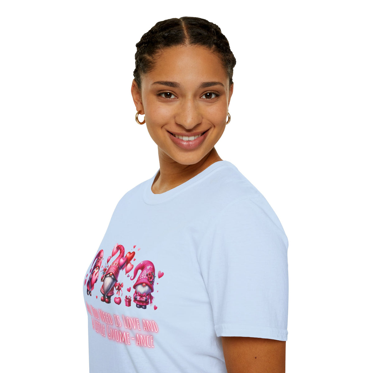 All you need is love and a little gnome-ance - Unisex Softstyle T-Shirt