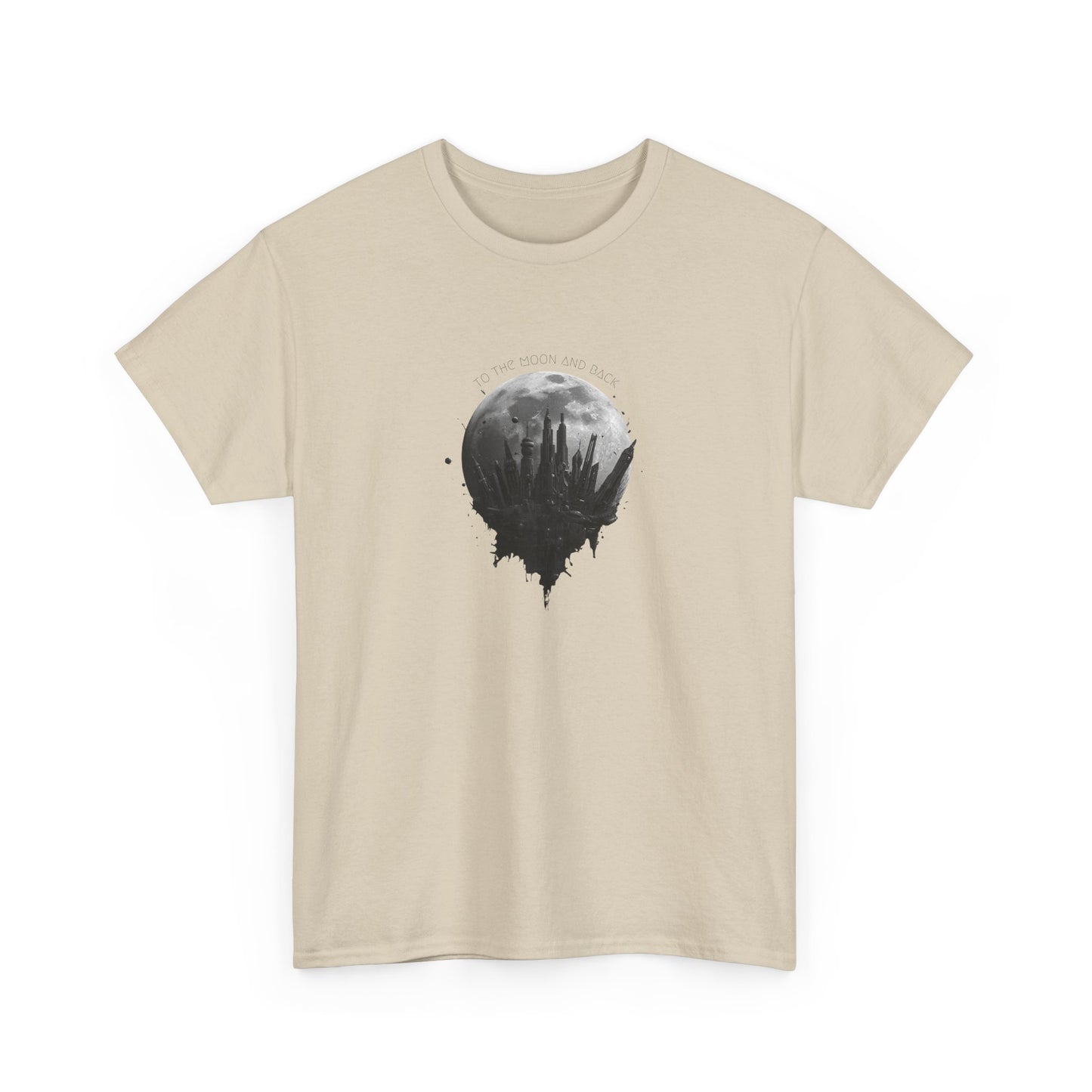 To the Moon and Back- Unisex Heavy Cotton Tee