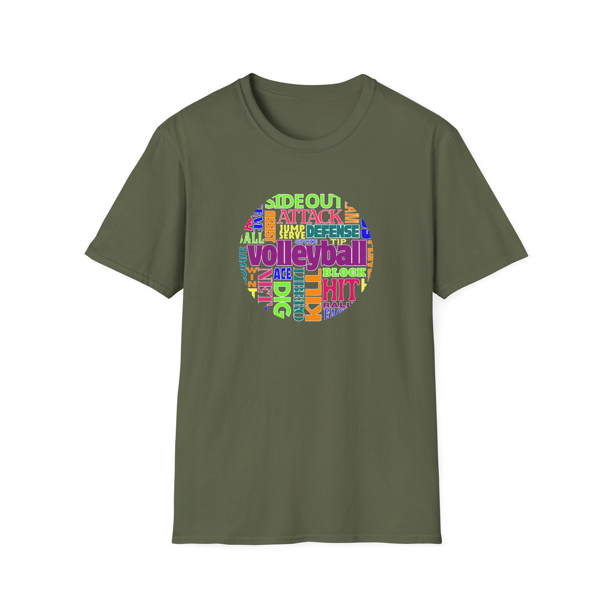 Volleyball Side out - Unisex Softstyle T-Shirt