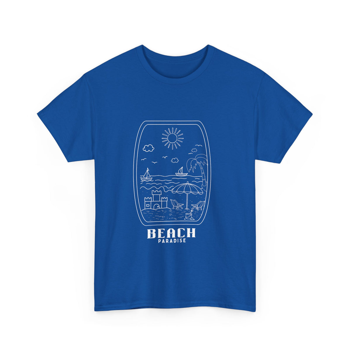 Beach Paradise - Unisex Heavy Cotton Tee