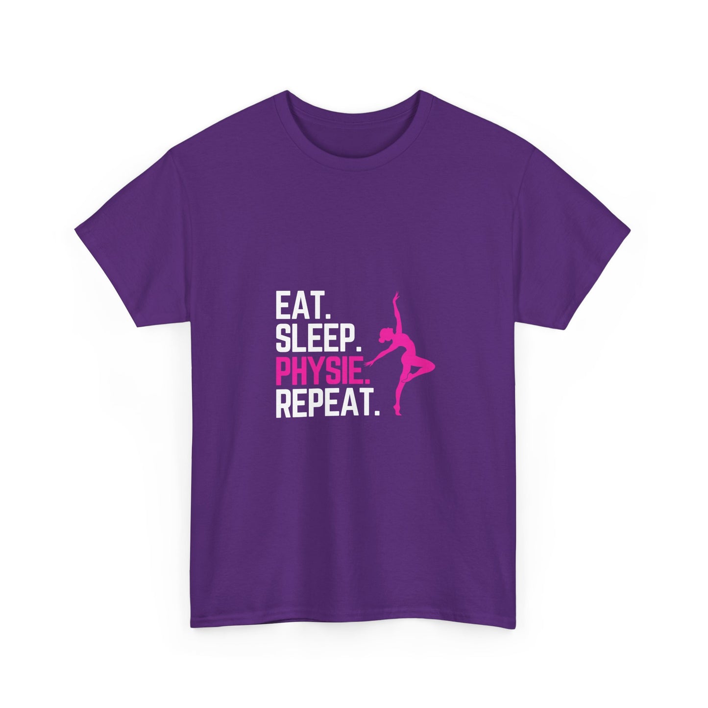 Eat Sleep Physie Repeat - Unisex Heavy Cotton Tee