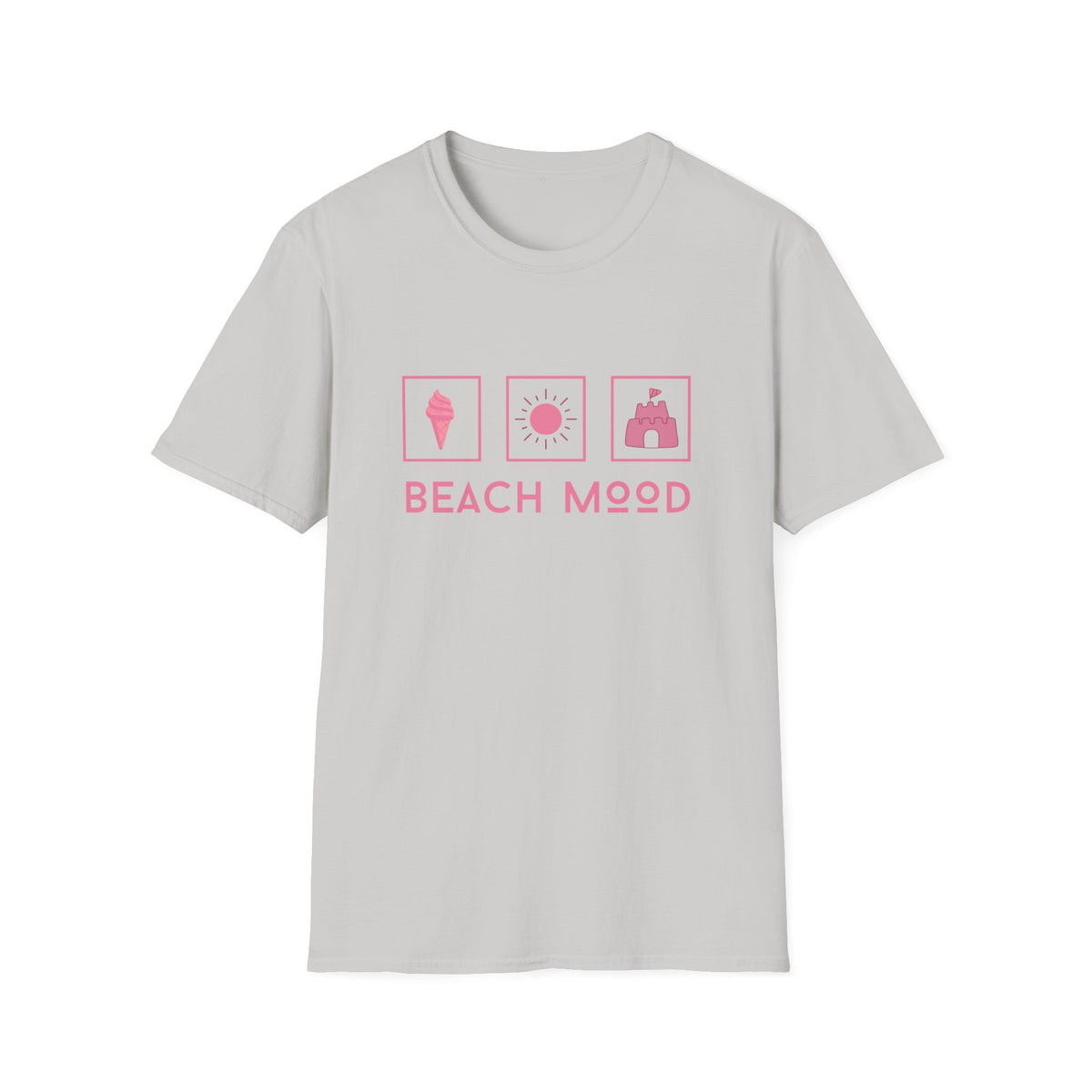 Beach Mood (pink) - Statement graphic - Unisex Softstyle T-Shirt