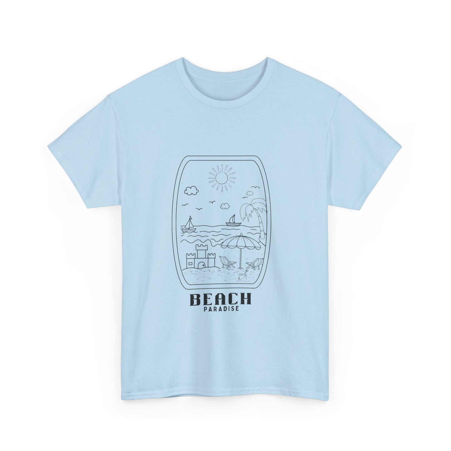 Beach Paradise - Unisex Heavy Cotton Tee