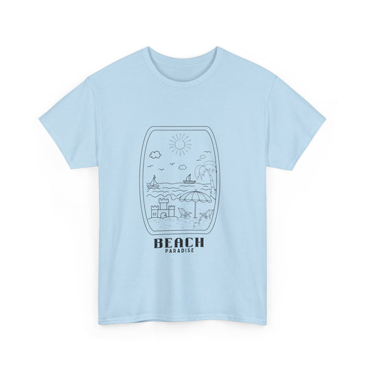 Beach Paradise - Unisex Heavy Cotton Tee