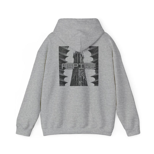 Aspire (printed on back) - Statement Graphic - Unisex Heavy Blend™ Hooded Sweatshirt