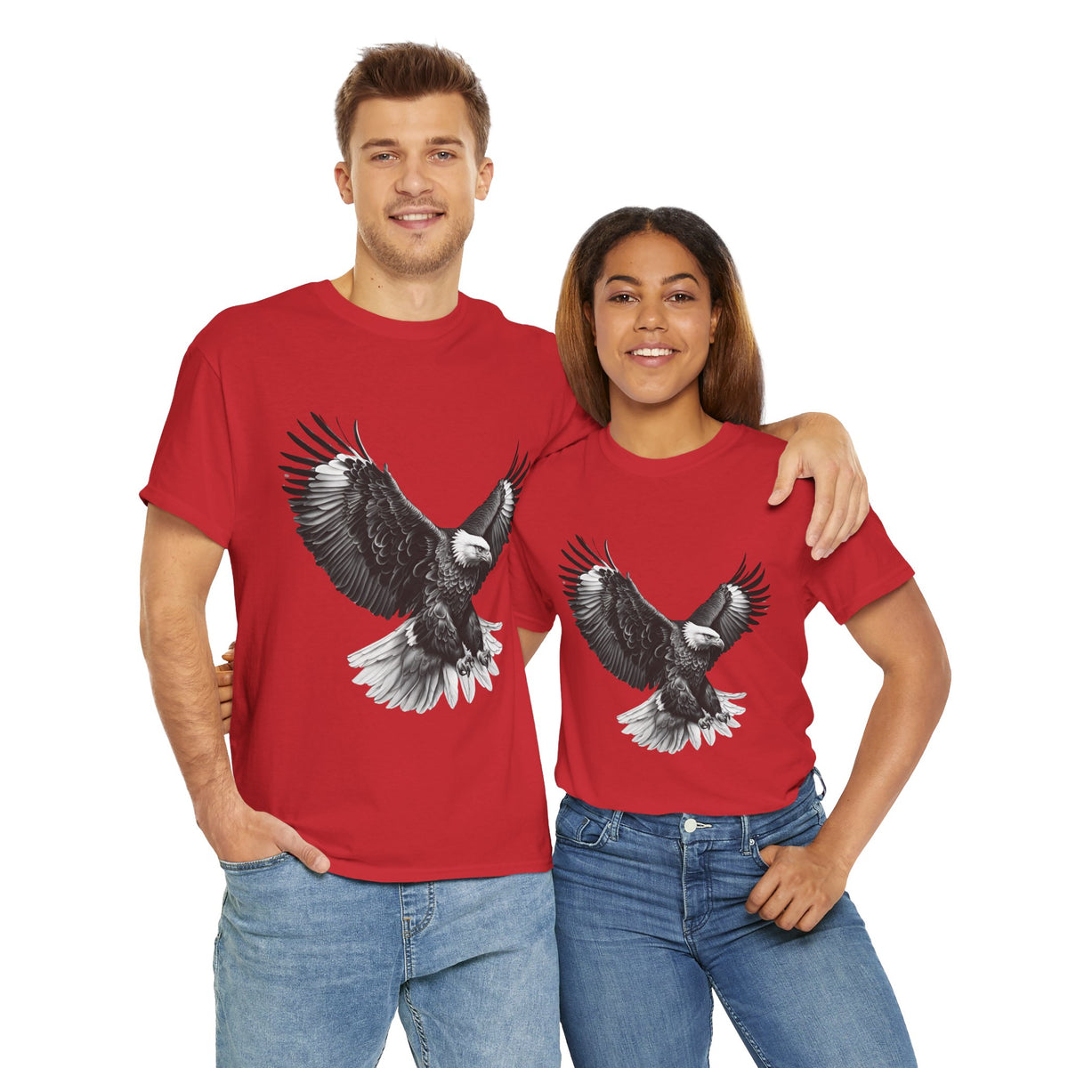 Eagle - Statement Graphic - Unisex Heavy Cotton Tee
