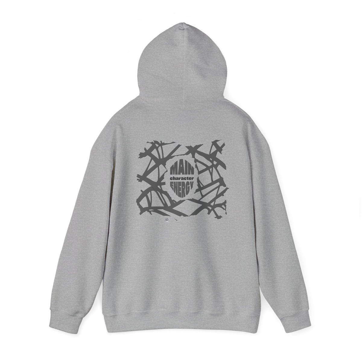 Main Character Energy (printed on back) - Modern Vibes - Unisex Heavy Blend™ Hooded Sweatshirt