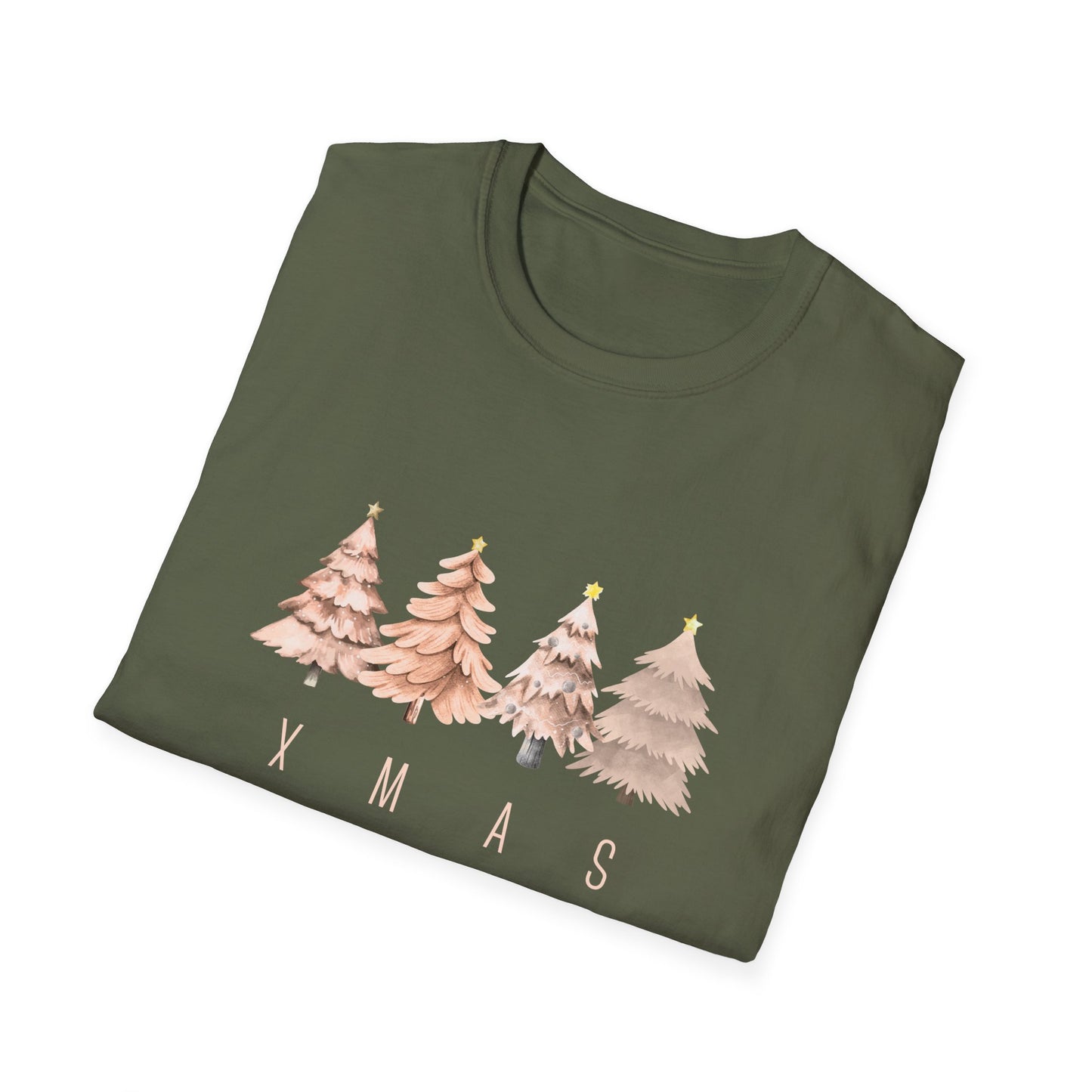 XMAS trees (Neutral) - Unisex Softstyle T-Shirt