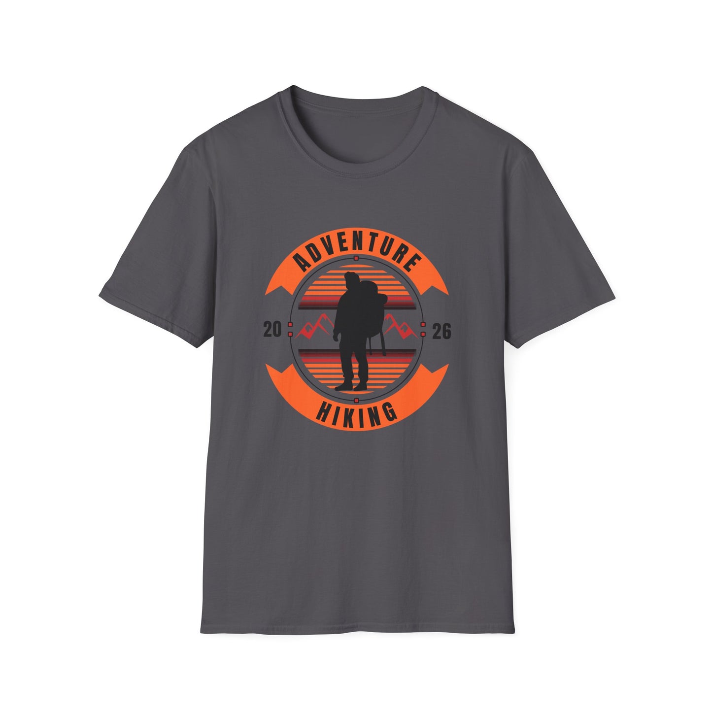 Adventure Hiking - Statement graphic - Unisex Softstyle T-Shirt