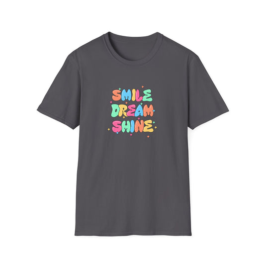 Smile Dream Shine - Unisex Softstyle T-Shirt