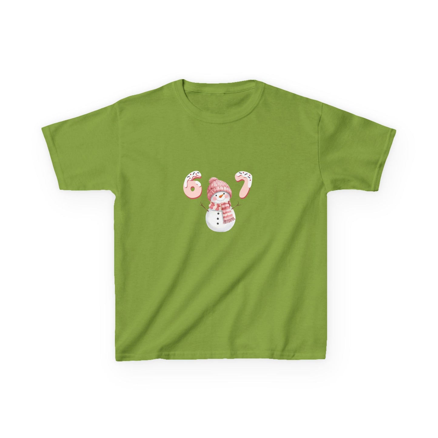 Snowman 6-7 - Youth/Kids Heavy Cotton Tee
