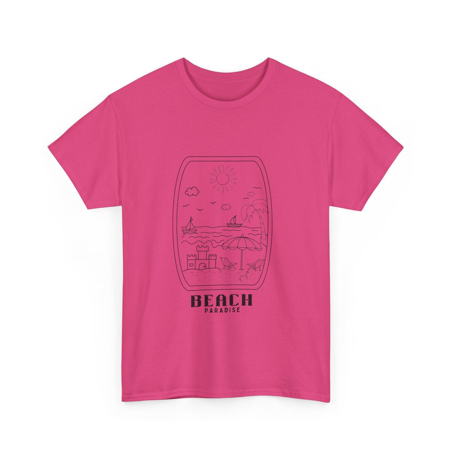 Beach Paradise - Unisex Heavy Cotton Tee
