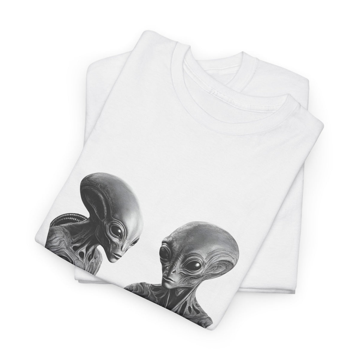 Aliens - Statement Graphic - Unisex Heavy Cotton Tee