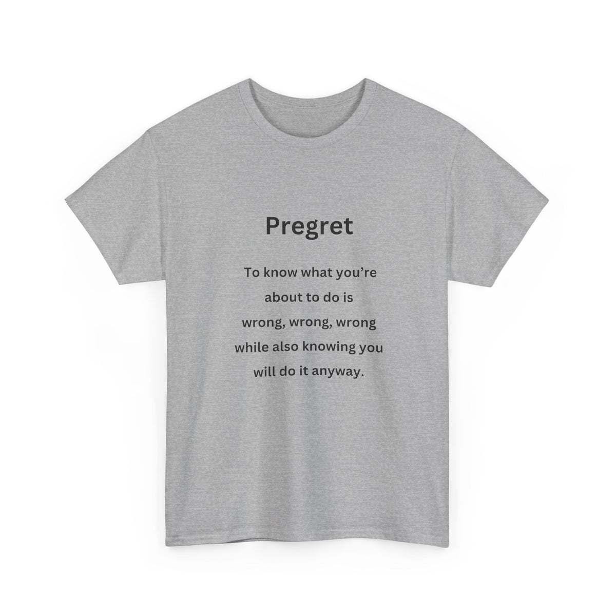 Pregret - Urban Words - Unisex Heavy Cotton Tee