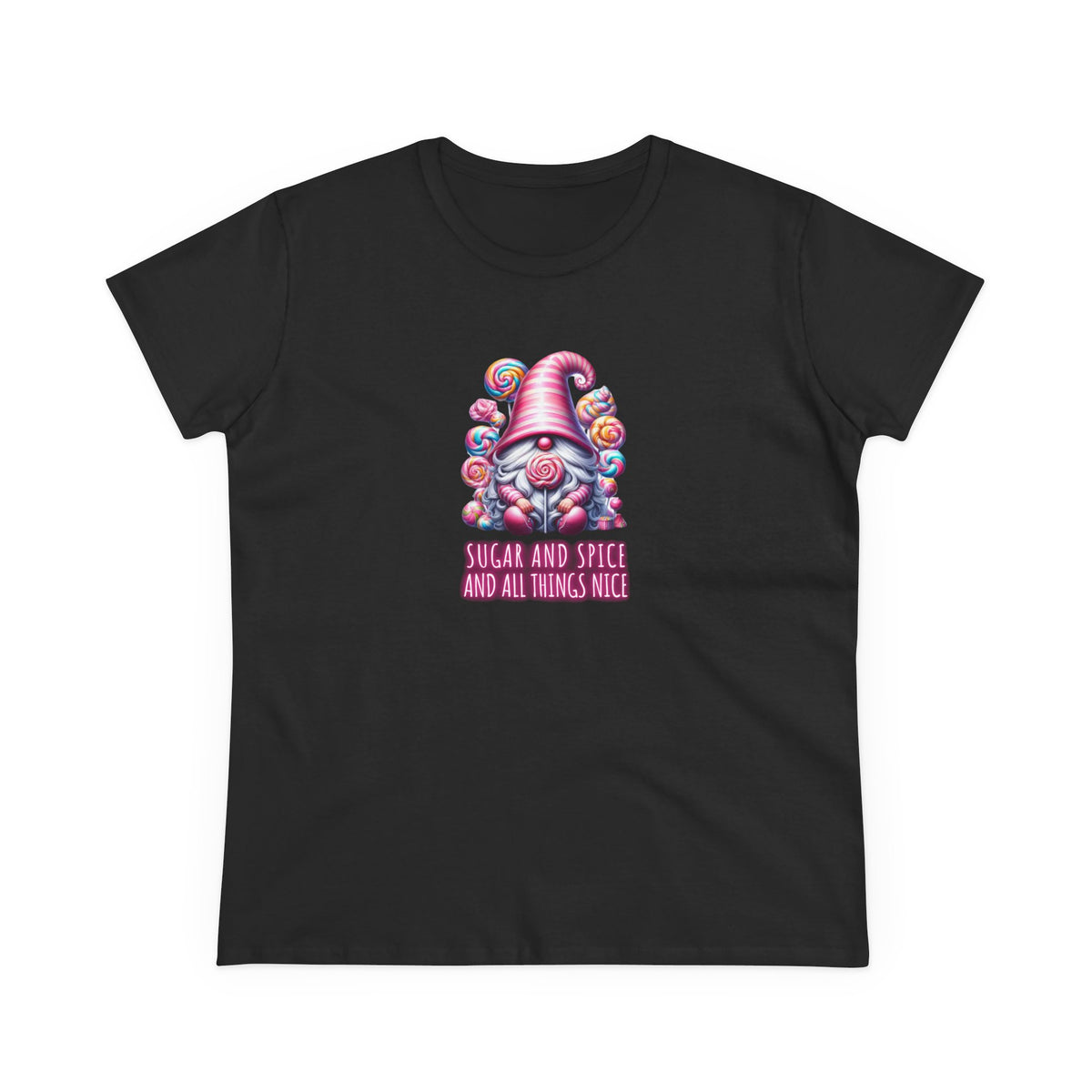 Sugar & Spice and all things nice - Gnomes - Women's Midweight Cotton Tee