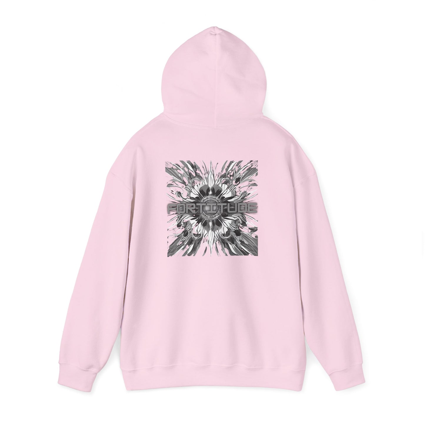 Fortitude (printed on back) - Statement Graphic - Unisex Heavy Blend™ Hooded Sweatshirt
