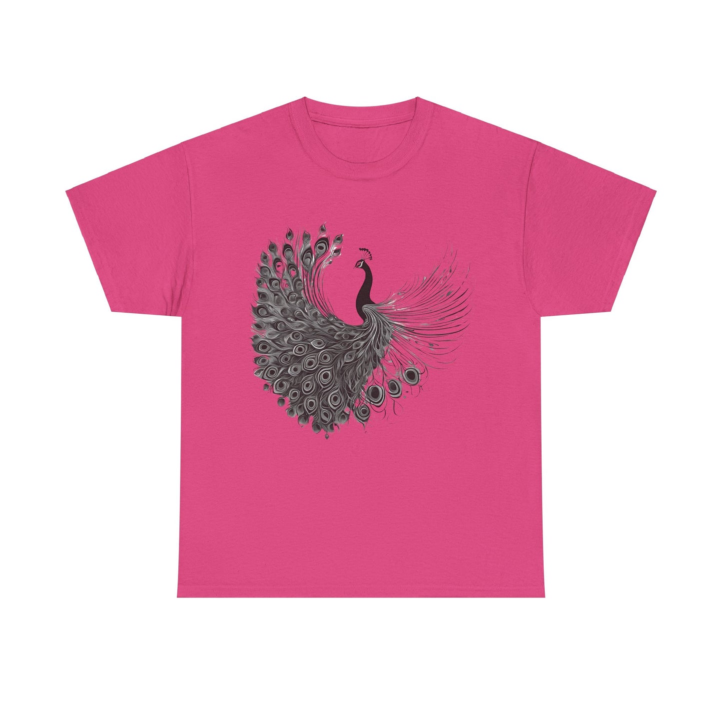 Peacock - Statement Graphic - Unisex Heavy Cotton Tee